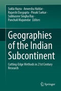 Cover: Geographies of the Indian Subcontinent - Springer