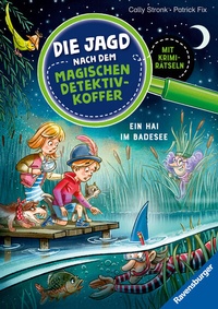 Abbildung von: Die Jagd nach dem magischen Detektivkoffer, Band 8 - Ein Hai im Badesee - Ravensburger