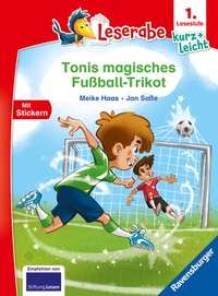 Abbildung von: Leserabe 1. Lesestufe Kurz und leicht - Tonis magisches Fußball-Trikot - Ravensburger