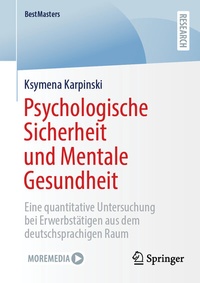 Abbildung von: Psychologische Sicherheit und Mentale Gesundheit - Springer