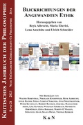 Cover: Blickrichtungen der Angewandten Ethik - K&ouml;nigshausen & Neumann