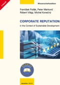 Cover: Corporate Reputation in the Context of Sustainable Development - MCDP International UG