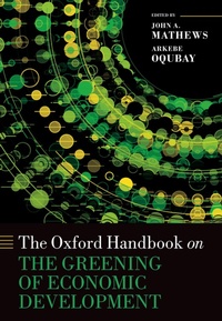 Enlarge image Cover: The Oxford Handbook on the Greening of Economic Development - Oxford University Press