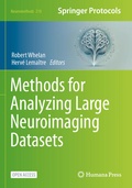 Cover: Methods for Analyzing Large Neuroimaging Datasets - Humana