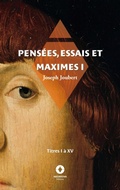 Cover: Pens&eacute;es, essais et maximes I - CIVICA
