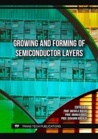 Abbildung von: Growing and Forming of Semiconductor Layers - Trans Tech Publications Ltd