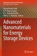 Cover: Advanced Nanomaterials for Energy Storage Devices - Springer