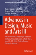 Cover: Advances in Design, Music and Arts III - Springer