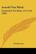 Cover: Arnold Von Wied - Kessinger Publishing