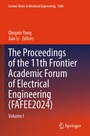 Cover: The Proceedings of the 11th Frontier Academic Forum of Electrical Engineering (FAFEE2024) - Springer