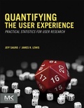 Cover: Quantifying the User Experience - Morgan Kaufmann