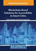 Cover: Blockchain-Based Solutions for Accessibility in Smart Cities - Engineering Science Reference