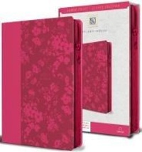 Enlarge image Cover: KJV Holy Bible, Large Print Handy Size, Fuchsia Premium Imitation Leather w/Ribbon Marker, Red Letter, Zipper - Origen