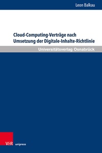Abbildung von: Cloud-Computing-Verträge nach Umsetzung der Digitale-Inhalte-Richtlinie - Brill Deutschland