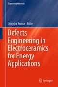 Cover: Defects Engineering in Electroceramics for Energy Applications - Springer