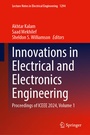 Cover: Innovations in Electrical and Electronics Engineering - Springer