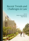 Cover: Recent Trends and Challenges in Law - Cambridge Scholars Publishing