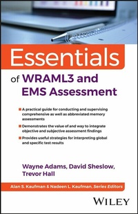 Abbildung von: Essentials of WRAML3 and EMS Assessment - Wiley-Blackwell