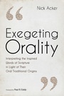 Cover: Exegeting Orality - Wipf and Stock Publishers