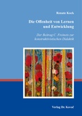 Cover: Die Offenheit von Lernen und Entwicklung - Kovac, Dr. Verlag