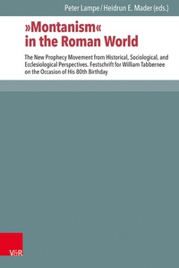 Abbildung von: "Montanism" in the Roman World - Vandenhoeck & Ruprecht