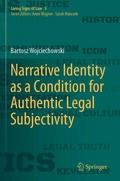 Cover: Narrative Identity as a Condition for Authentic Legal Subjectivity - Springer