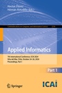 Cover: Applied Informatics - Springer