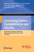 Cover: Computing Science, Communication and Security - Springer