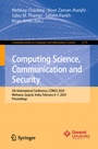 Cover: Computing Science, Communication and Security - Springer