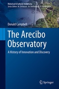Cover: The Arecibo Observatory: A History of Innovation and Discovery - Springer