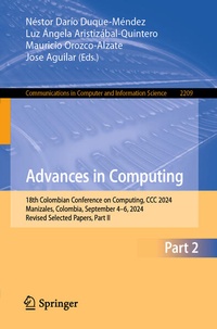 Enlarge image Cover: Advances in Computing - Springer
