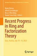 Cover: Recent Progress in Ring and Factorization Theory - Springer