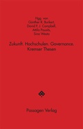 Cover: Zukunft. Hochschulen. Governance - Passagen