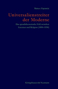 Enlarge image Cover: Universalienstreiter der Moderne - Königshausen & Neumann