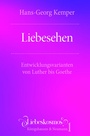 Cover: Liebesehen - Königshausen & Neumann