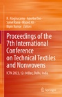 Cover: Proceedings of the 7th International Conference on Technical Textiles and Nonwovens - Springer