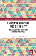 Cover: Entrepreneurship and Disability - Routledge
