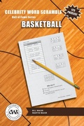 Cover: Celebrity Word Scramble Hall of Fame Series Basketball - Maier Publishing