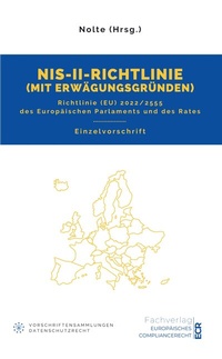 Abbildung von: NIS-II-Richtlinie mit Erwägungsgründen - Fachverlag Europäisches Compliancerecht