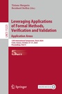Cover: Leveraging Applications of Formal Methods, Verification and Validation. Application Areas - Springer