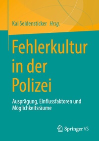 Abbildung von: Fehlerkultur in der Polizei - Springer VS