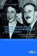 Cover: &raquo;Ich habe meiner Person niemals so viel Wichtigkeit beigemessen.&laquo; - K&ouml;nigshausen & Neumann