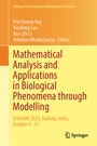 Cover: Mathematical Analysis and Applications in Biological Phenomena through Modelling - Springer