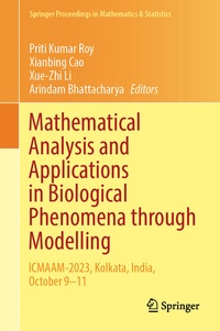 Enlarge image Cover: Mathematical Analysis and Applications in Biological Phenomena through Modelling - Springer