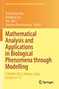 Cover: Mathematical Analysis and Applications in Biological Phenomena through Modelling - Springer