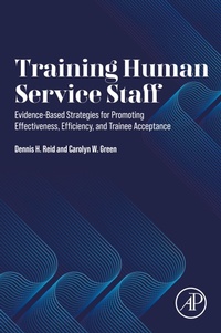 Enlarge image Cover: Training Human Service Staff - Academic Press