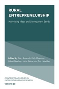 Cover: Rural Entrepreneurship - Emerald Publishing Limited