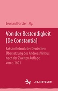 Cover: Von der Bestendigkeit [De Constantia] - J.B. Metzler