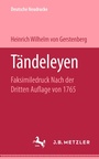 Cover: Tändeleyen - J.B. Metzler