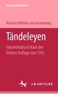 Cover: T&auml;ndeleyen - J.B. Metzler